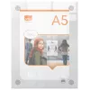 Nobo Premium Plus A5 Clear Acrylic Wall Mounted Poster Frame