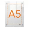 Nobo Premium Plus A5 Clear Acrylic Wall Mounted Poster Frame