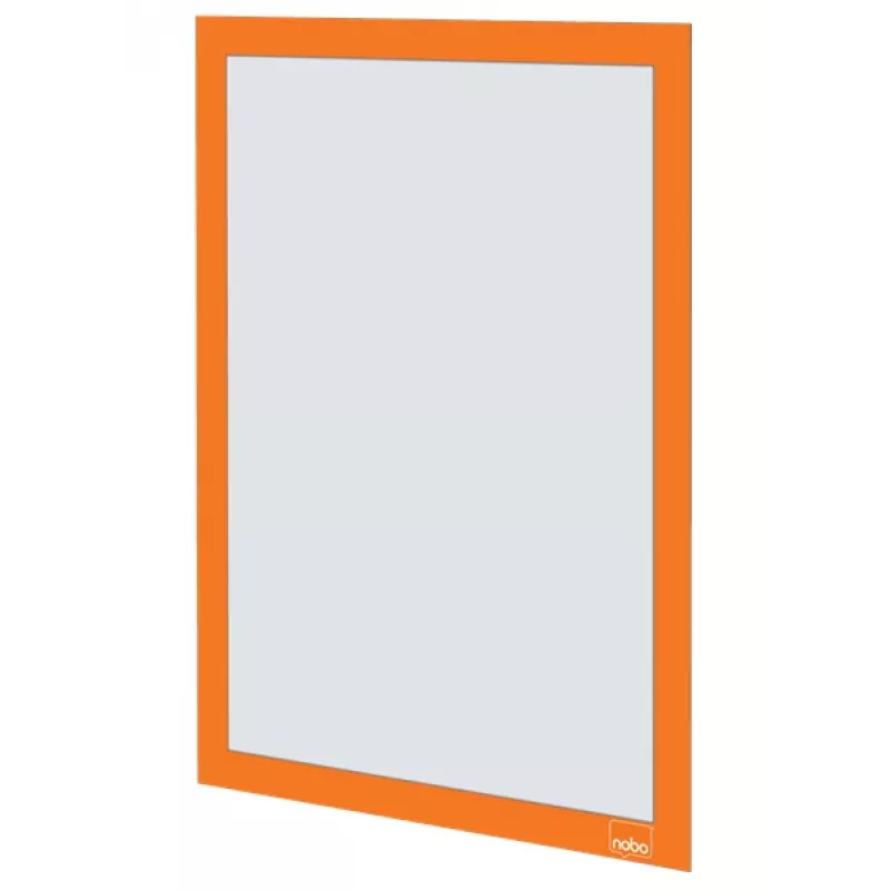 Nobo Self-adhesive Magnetic Poster Frame A4, Orange, A4, Orange, Portrait/Landscape, 235 mm, 5 mm, 325 mm