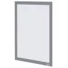 Nobo Self-adhesive Magnetic Poster Frame A4, Silver, A4, Silver, Portrait/Landscape, 235 mm, 5 mm, 325 mm