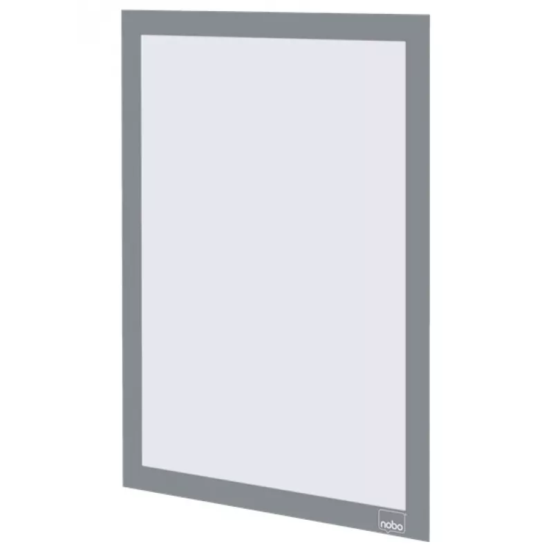 Nobo Self-adhesive Magnetic Poster Frame A4, Silver, A4, Silver, Portrait/Landscape, 235 mm, 5 mm, 325 mm
