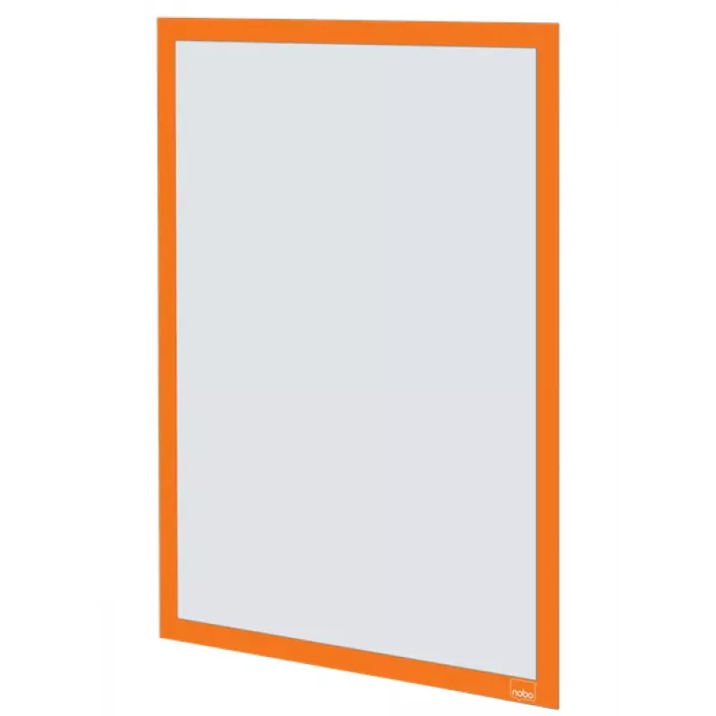 Nobo Self-adhesive Magnetic Poster Frame A3, Orange, A3, Orange, Portrait/Landscape, 235 mm, 10 mm, 450 mm