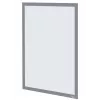 Nobo Self-adhesive Magnetic Poster Frame A3, Silver, A3, Grey, Portrait/Landscape, 235 mm, 10 mm, 450 mm