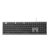 Kensington KB515 EQ USB-C/USB-A Wired Keyboard, Full-size (100%), Wired, USB, Scissor key switch, QWERTY, Grey