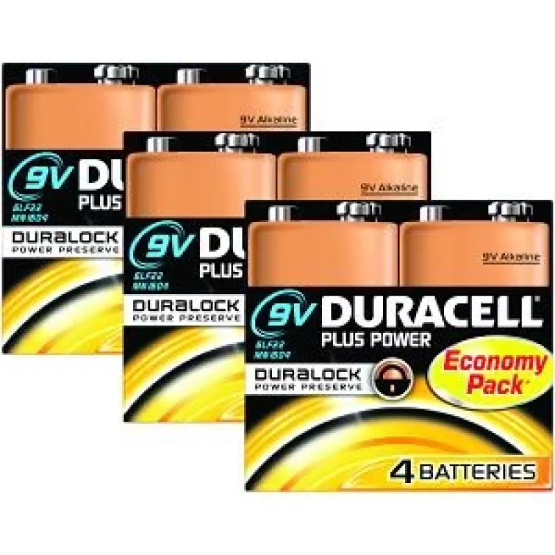 Duracell Plus Power 9v Single-use battery Alkaline