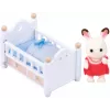 Sylvanian Families Chocolate Rabbit Baby Set (Baby Bed), 3 yr(s), Multicolour, Polystyrene, Plastic