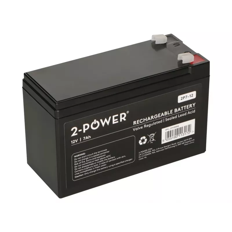 2-Power 2P7-12 UPS battery Sealed Lead Acid (VRLA) 12 V 7 Ah