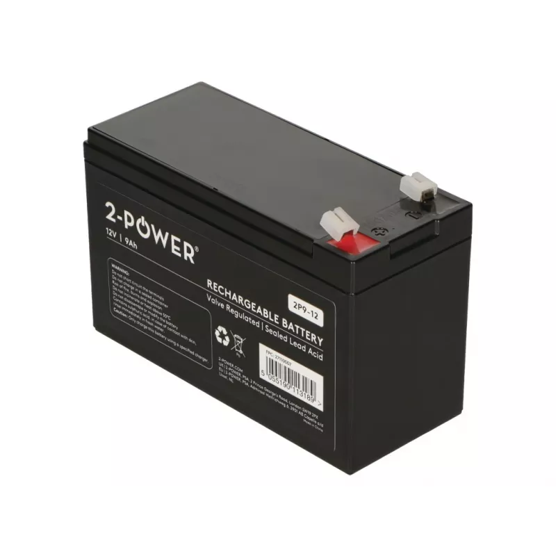 2-Power 2P9-12 UPS battery Sealed Lead Acid (VRLA) 12 V 9 Ah