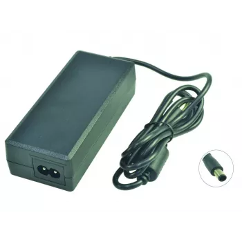 2-Power AC Adapter 19.5V 4.62A 90W inc. mains cable, 19.5 V, Dell Latitude D600, Black, 57 mm, 131 mm, 32 mm