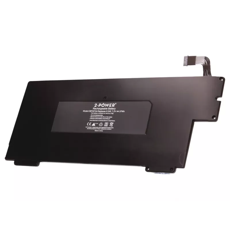 2-Power 7.2V 5000mAh Li-Polymer Laptop Battery, Battery, Apple MacBook Air 13 inch A1237 (Early 2008 EMC 2142, Late 2008 EMC2253, Mid 2009 EMC2334)