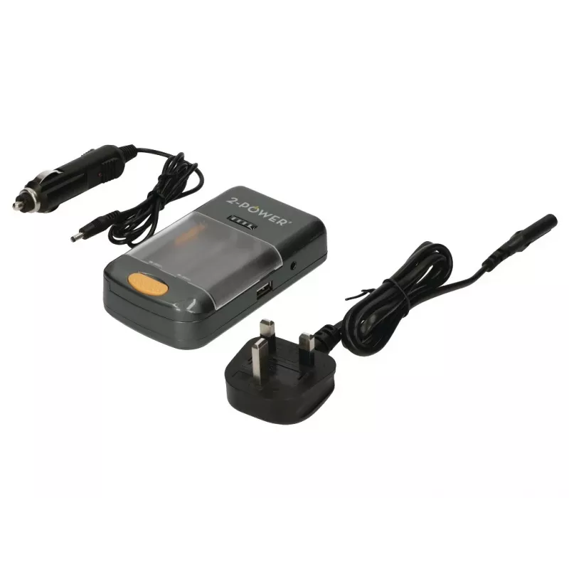 2-Power Universal Camera Battery Charger-Retail, Lithium-Ion (Li-Ion), Nickel-Metal Hydride (NiMH), AA, AAA