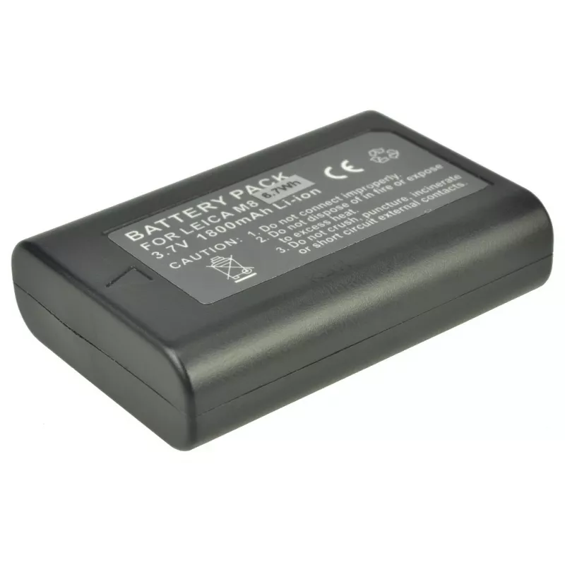 2-Power Digital Camera Battery 3.7v 1600mAh, 1600 mAh, 3.7 V, Lithium-Ion (Li-Ion)