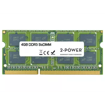2-Power 4GB DDR3 1333MHz SoDIMM Memory, 4 GB, 1 x 4 GB, DDR3, 1333 MHz, 204-pin SO-DIMM, Green