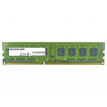 2-Power 8GB MultiSpeed 1066/1333/1600 MHz DIMM Memory, 8 GB, 1 x 8 GB, DDR3, 1600 MHz, 240-pin DIMM, Green