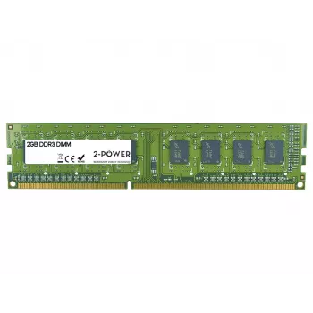 2-Power 2GB DDR3 1333MHz DR DIMM Memory, 2 GB, 1 x 2 GB, DDR3, 1333 MHz, 240-pin DIMM