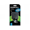 Duracell 2x2.4A USB Phone/Tablet Charger, Indoor, AC, 5 V, Black