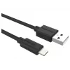Duracell Sync/Charge Cable 2 Metre Black, 2 m, USB A, Lightning, 2.0, Black