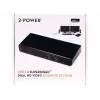 2-Power USB 3.0 Dual Display Docking Station, Docking, 3.5 mm, USB Type-A, USB Type-B, 10,100,1000 Mbit/s, Black, 5 Gbit/s