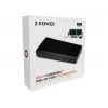 2-Power USB 3.0 Dual Display Docking Station, Docking, 3.5 mm, USB Type-A, USB Type-B, 10,100,1000 Mbit/s, Black, 5 Gbit/s