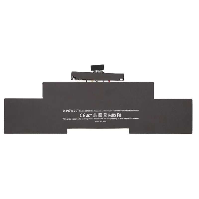 2-Power 11.26V 8400mAh Li-Polymer Laptop Battery, Battery, Apple MacBook Pro 15 inch A1398 Late 2013 (EMC2674, EMC2745), Mid 2014 (EMC 2876, EMC2861)