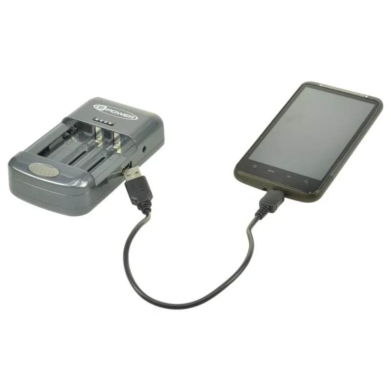 2-Power Universal Camera Battery Charger-Retail, Lithium-Ion (Li-Ion), AA, AAA, No