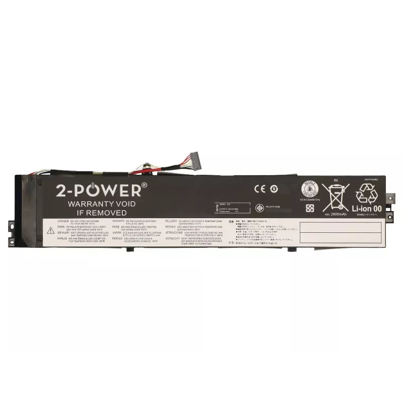 2-Power 14.8V 3100mAh Li-Polymer Laptop Battery, Battery
