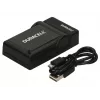 Duracell Digital Camera Battery Charger, USB, Indoor battery charger, Nikon EN-EL20, EN-EL22, EN-EL24, Black, 5 V, 5 V