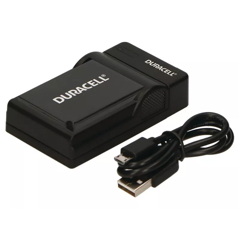 Duracell Digital Camera Battery Charger, USB, Indoor battery charger, Nikon EN-EL20, EN-EL22, EN-EL24, Black, 5 V, 5 V