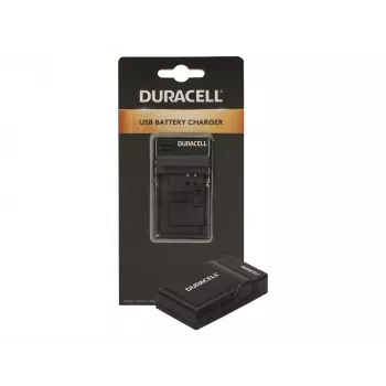 Duracell Digital Camera Battery Charger, USB, Indoor battery charger, Panasonic CGA-S005, S007, S008, Black, 5 V, 5 V