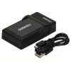 Duracell Digital Camera Battery Charger, USB, Indoor battery charger, Panasonic DMW-BLD10E, Black, 5 V, 5 V