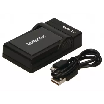 Duracell Digital Camera Battery Charger, USB, Indoor battery charger, Panasonic DMW-BLD10E, Black, 5 V, 5 V