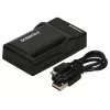 Duracell Digital Camera Battery Charger, USB, Indoor battery charger, Panasonic DMW-BLF19, Black, 5 V, 5 V