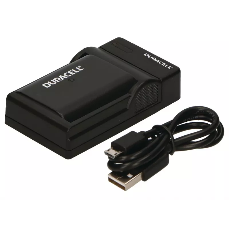 Duracell Digital Camera Battery Charger, USB, Indoor battery charger, Panasonic DMW-BLF19, Black, 5 V, 5 V