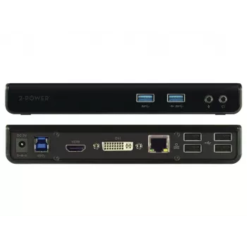 2-Power DOC0110A laptop dock/port replicator Wired USB 3.2 Gen 1 (3.1 Gen 1) Type-B Black