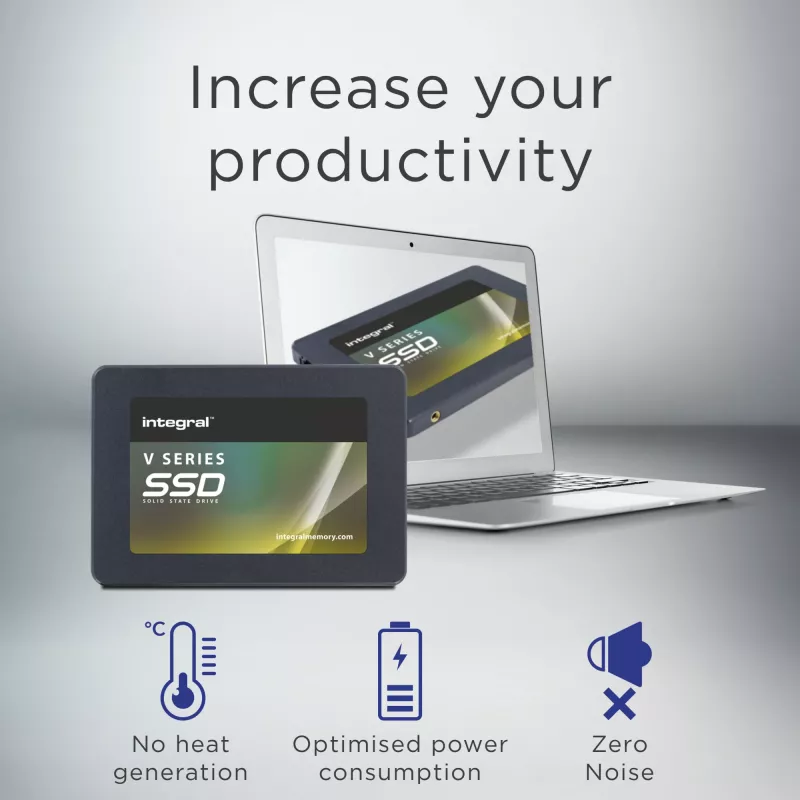 Integral 500GB SSD 2.5INCH SATA 3 R-520MB/s W-470MB/s TBW 150 V SERIES 2