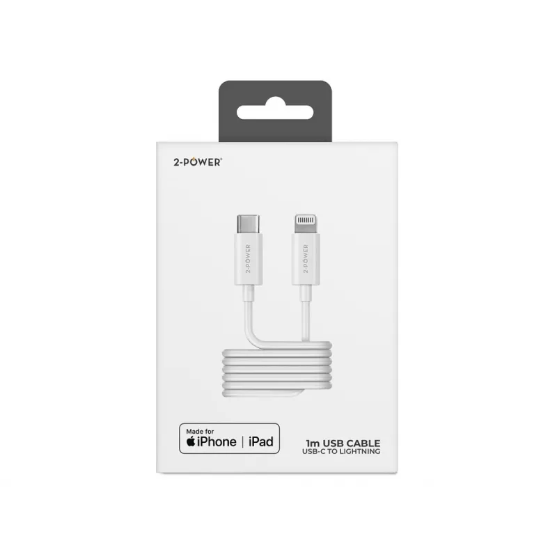 2-Power 2PUC1M03W mobile device charger White