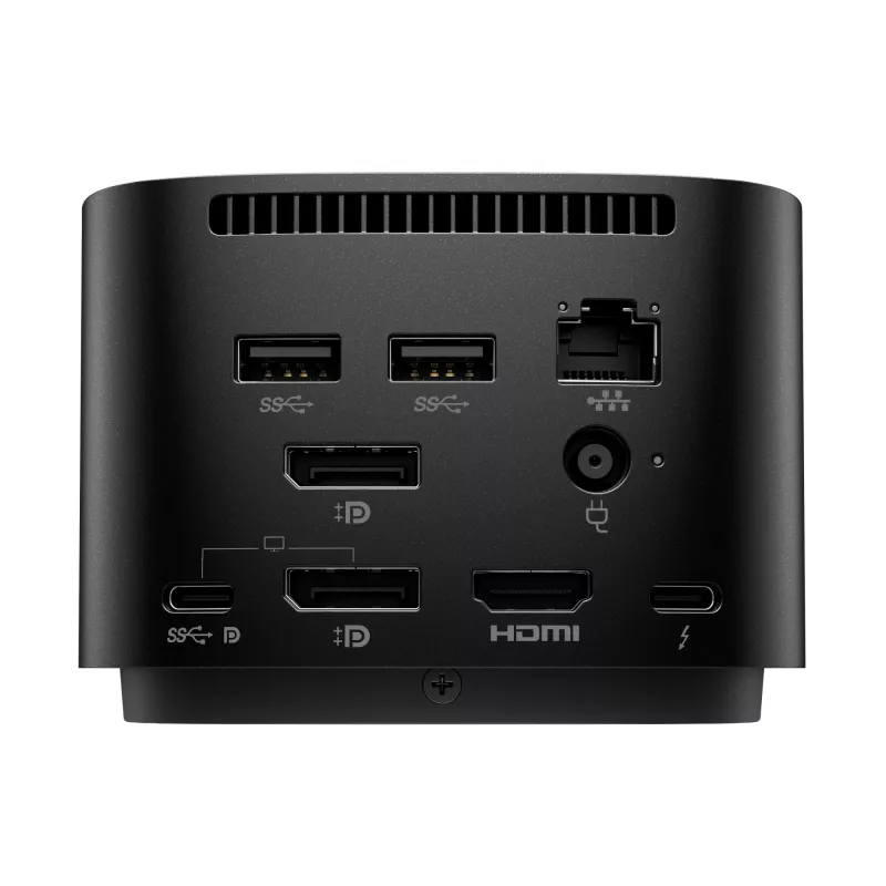 HP Thunderbolt Dock 120W G4, Wired, Thunderbolt 4, Black, Kensington, China, Thailand, Taiwan, Business