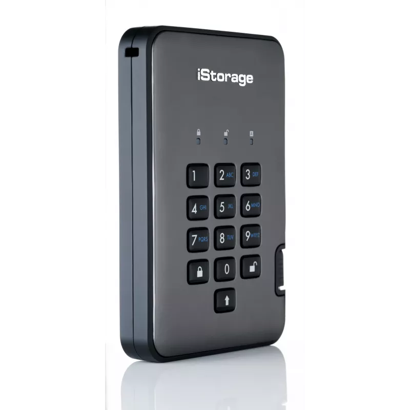iStorage diskAshur PRO² SSD 256GB | Secure Portable Solid State Drive |FIPS 140-2 Level 2, NCSC CPA, NLNCSA BSPA & NATO Restricted | AES-XTS 256-bit Hardware Encryption | PIN protected | OS & Platform Independent |GDPR, TAA Compliant|Brute force hack defence | Dust/Water Resistant