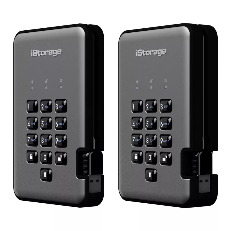 iStorage diskAshur PRO² SSD 256GB | Secure Portable Solid State Drive |FIPS 140-2 Level 2, NCSC CPA, NLNCSA BSPA & NATO Restricted | AES-XTS 256-bit Hardware Encryption | PIN protected | OS & Platform Independent |GDPR, TAA Compliant|Brute force hack defence | Dust/Water Resistant