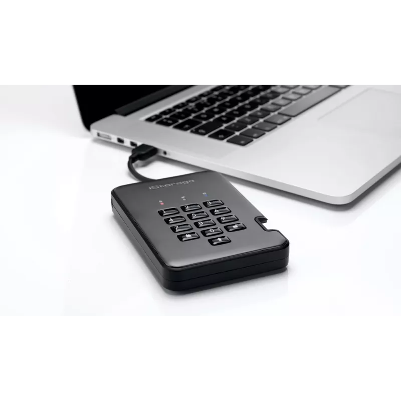 iStorage diskAshur PRO² SSD 256GB | Secure Portable Solid State Drive |FIPS 140-2 Level 2, NCSC CPA, NLNCSA BSPA & NATO Restricted | AES-XTS 256-bit Hardware Encryption | PIN protected | OS & Platform Independent |GDPR, TAA Compliant|Brute force hack defence | Dust/Water Resistant