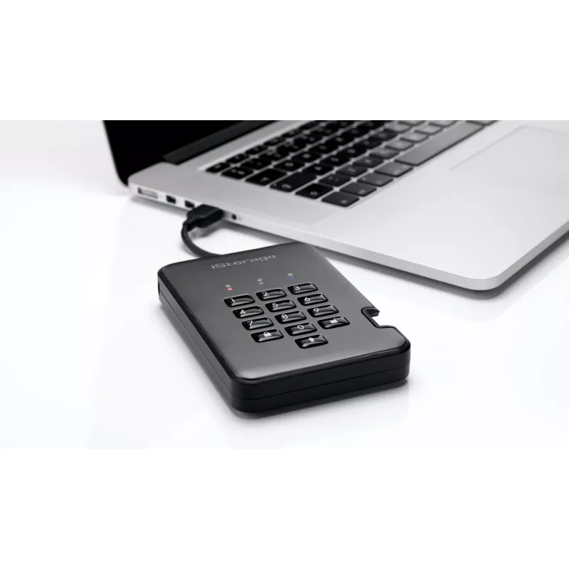 iStorage diskAshur PRO² SSD 4TB | Secure Portable Solid State Drive |FIPS 140-2 Level 2, NCSC CPA, NLNCSA BSPA & NATO Restricted | AES-XTS 256-bit Hardware Encryption | PIN protected | OS & Platform Independent |GDPR, TAA Compliant|Brute force hack defence | Dust/Water Resistant