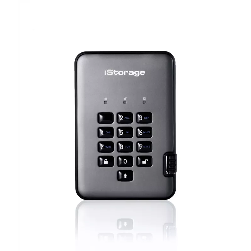 iStorage diskAshur PRO² SSD 4TB | Secure Portable Solid State Drive |FIPS 140-2 Level 2, NCSC CPA, NLNCSA BSPA & NATO Restricted | AES-XTS 256-bit Hardware Encryption | PIN protected | OS & Platform Independent |GDPR, TAA Compliant|Brute force hack defence | Dust/Water Resistant