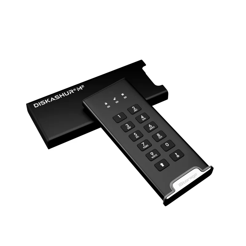 iStorage diskAshur M² SSD 240GB | Secure Portable Solid State Drive | FIPS 140-3 Level 3 Compliant | Common Criteria EAL 5+ | OS & Platform Independent |GDPR, TAA Compliant|Brute force hack defence | Dust/Water Resistant