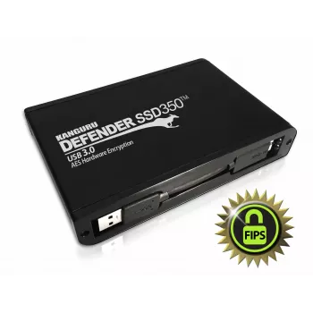 iStorage Kanguru Defender SSD350 2 TB| FIPS 140-2 Certified | Hardware Encrypted Solid State Drive | 2.5 inch External |SATA (SATA/600) | TAA Compliant