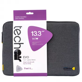 Techair TAEVS005v2 12 inch- 13.1 inch Evo Sleeve, Sleeve case, 33.8 cm (13.3 inch), 180 g