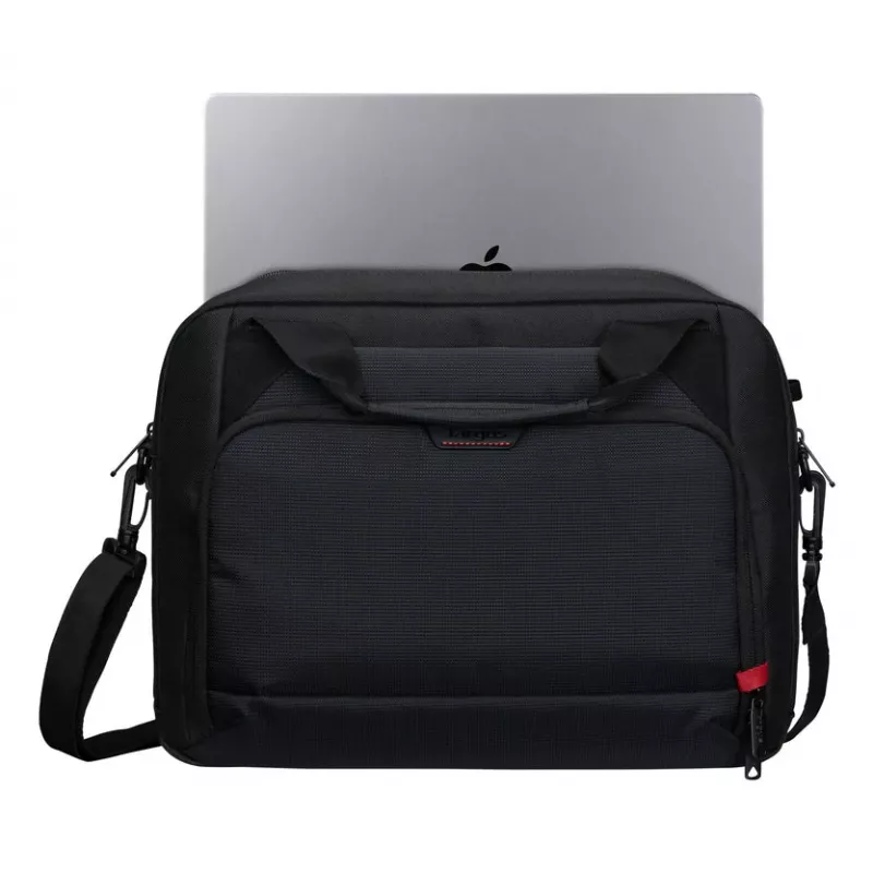 Targus EcoSmart 35.6 cm (14 inch) Briefcase Black, Red