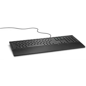 DELL Wired Keyboard - KB216 - French (AZERTY) - Black, Full-size (100%), Wired, USB, AZERTY, Black