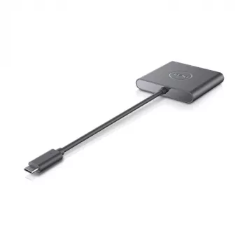 DELL Adapter USB-C to HDMI/DP with Power Pass-Through, Wired, USB 3.2 Gen 2 (3.1 Gen 2) Type-C, Black, 3840 x 2160 pixels, Dell, 3840 x 2160 pixels