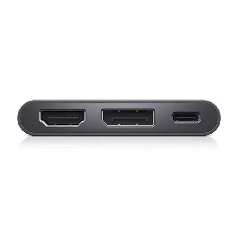 DELL Adapter USB-C to HDMI/DP with Power Pass-Through, Wired, USB 3.2 Gen 2 (3.1 Gen 2) Type-C, Black, 3840 x 2160 pixels, Dell, 3840 x 2160 pixels