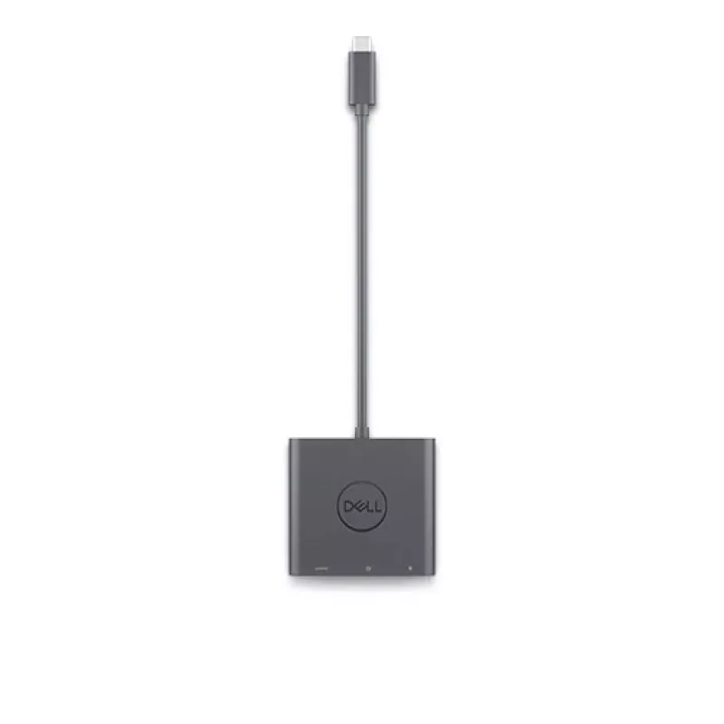 DELL Adapter USB-C to HDMI/DP with Power Pass-Through, Wired, USB 3.2 Gen 2 (3.1 Gen 2) Type-C, Black, 3840 x 2160 pixels, Dell, 3840 x 2160 pixels
